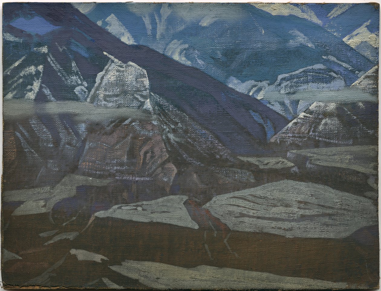 Forte de Bharagarh, série "Kulu", 1929 de Nicholas Roerich