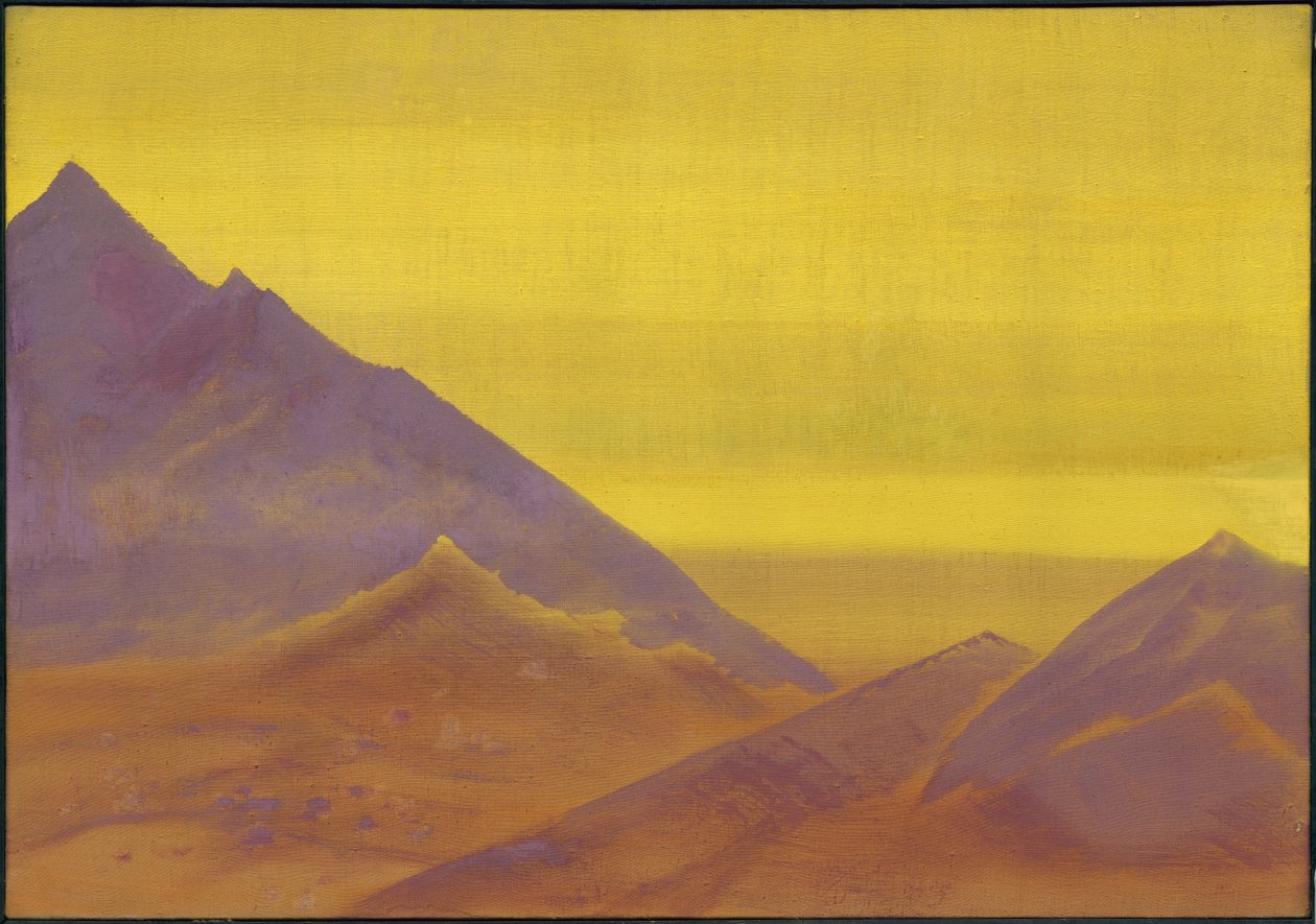 Amanhecer, c.1930 de Nicholas Roerich