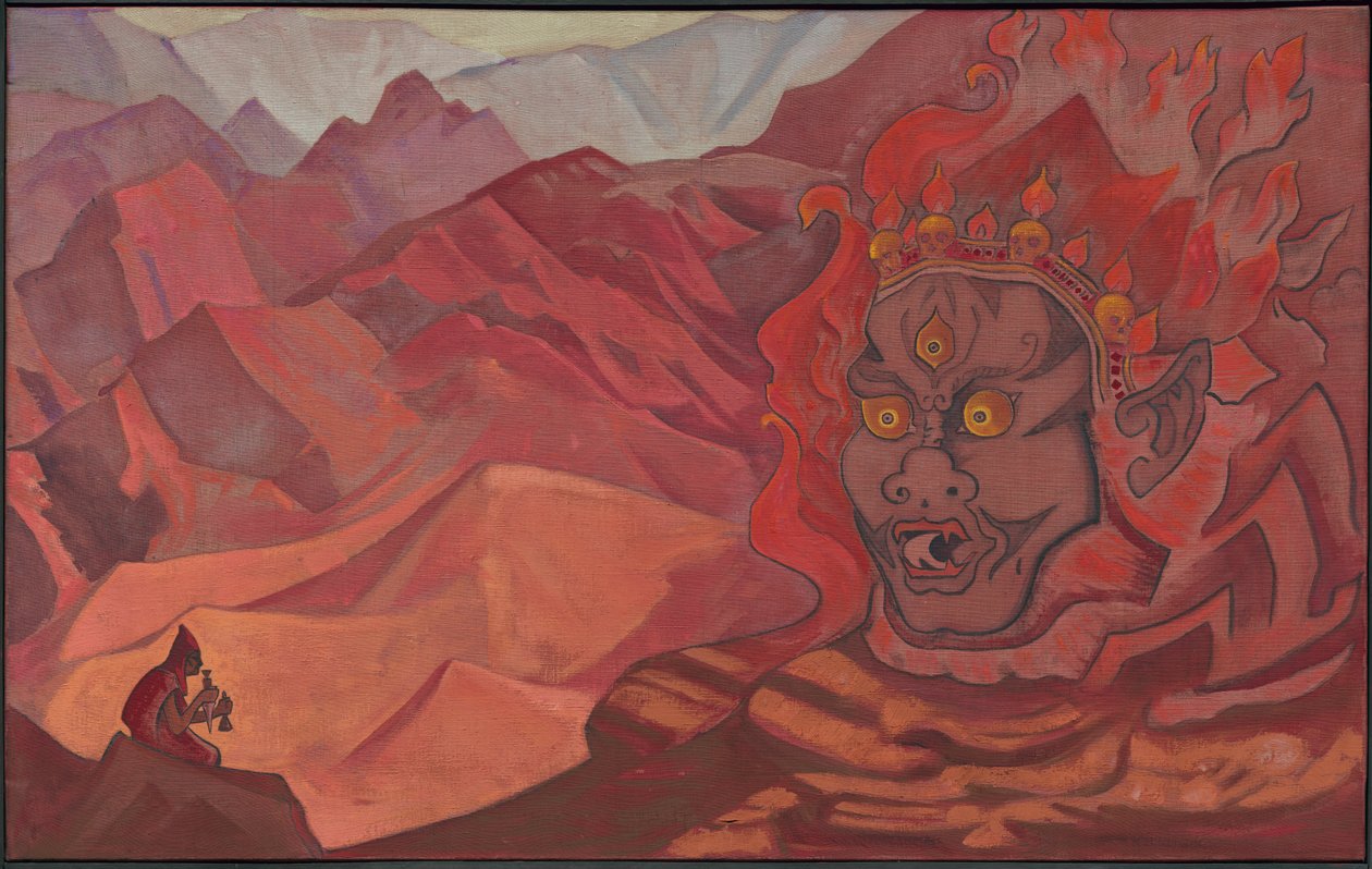 Dorje, a Atrevida, série "Banners of the East", 1925 de Nicholas Roerich