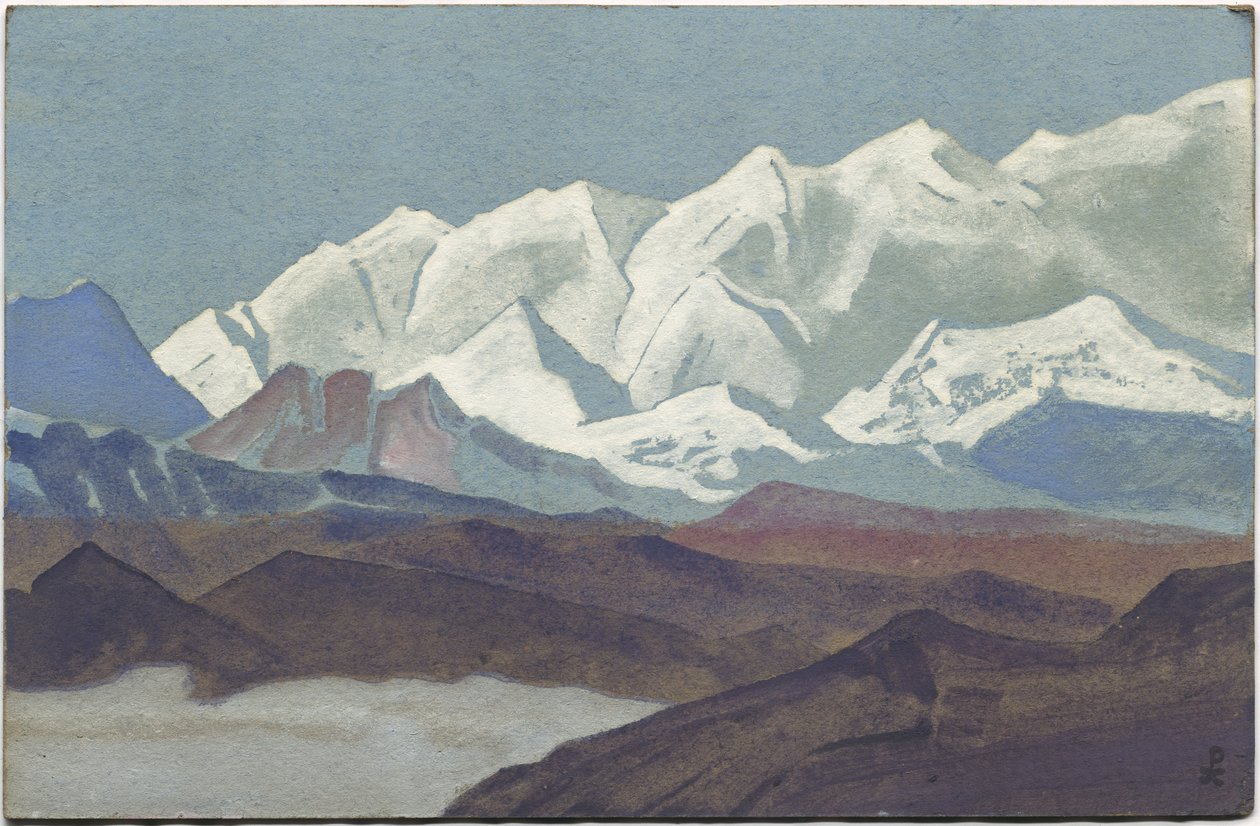 Himalaia, Cordilheira Kanchenjunga, 1936 de Nicholas Roerich