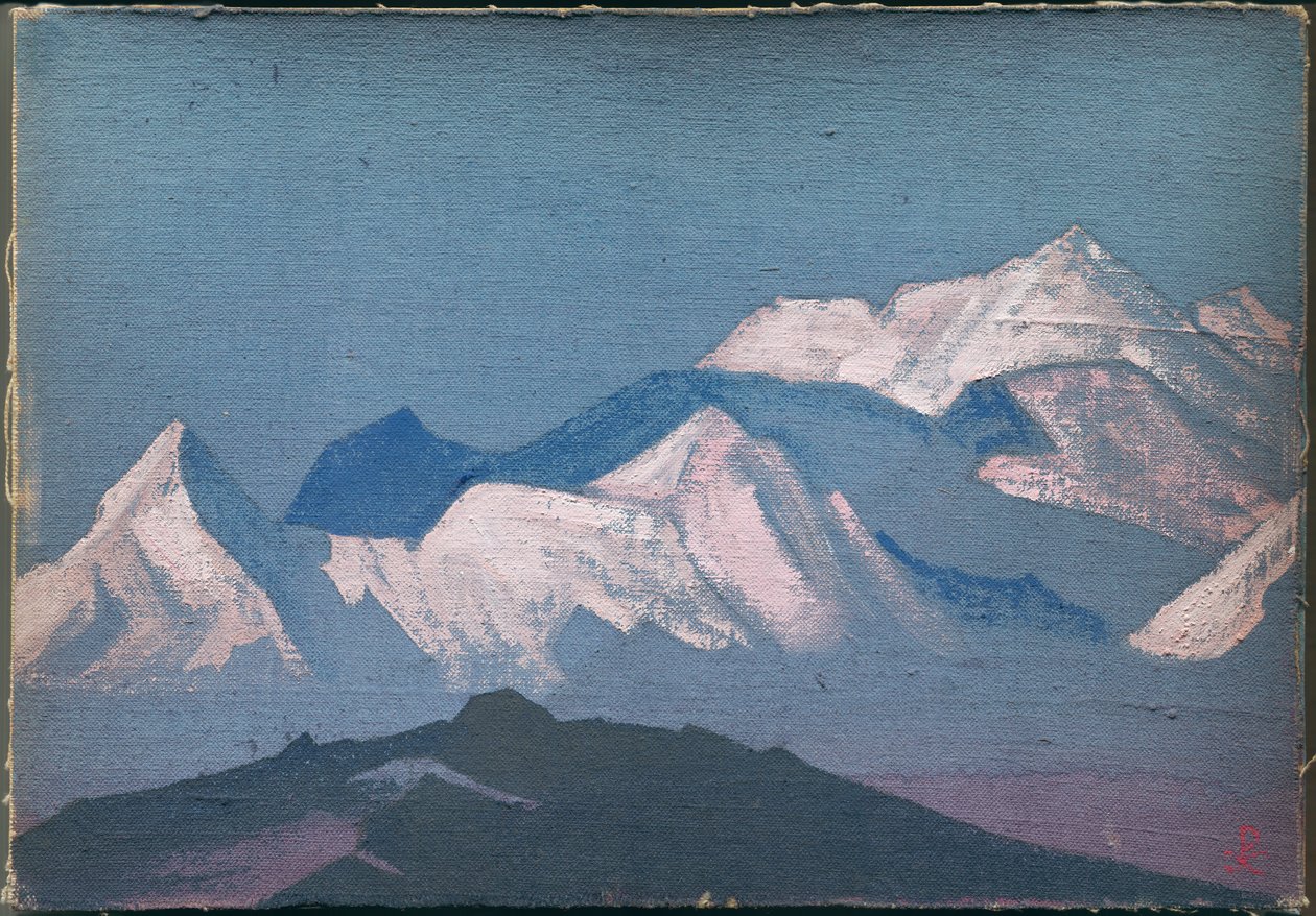 Himalaia, esboço, 1933 de Nicholas Roerich