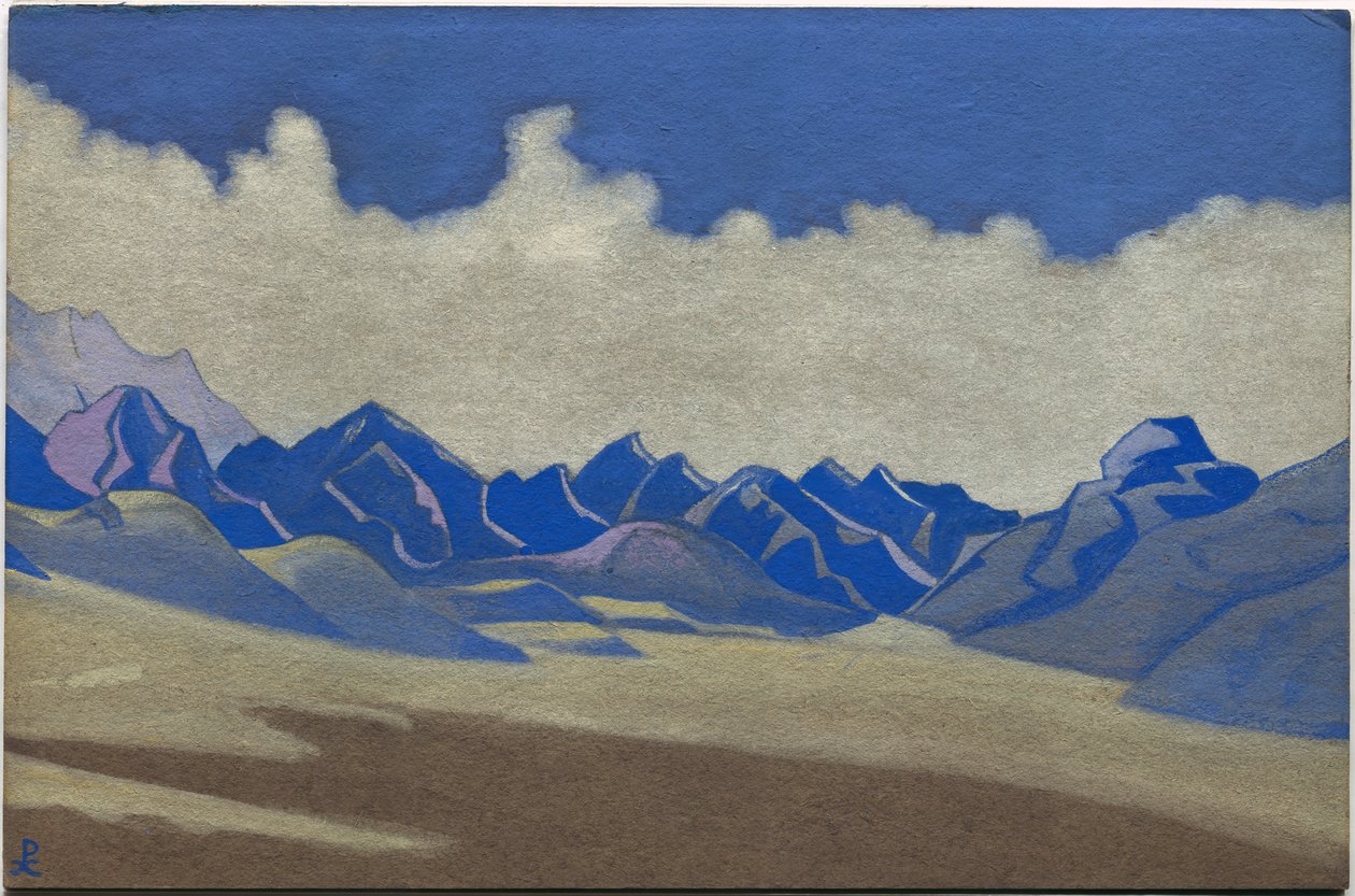 Karakoram, Caminho para o Turquestão, 1936 de Nicholas Roerich
