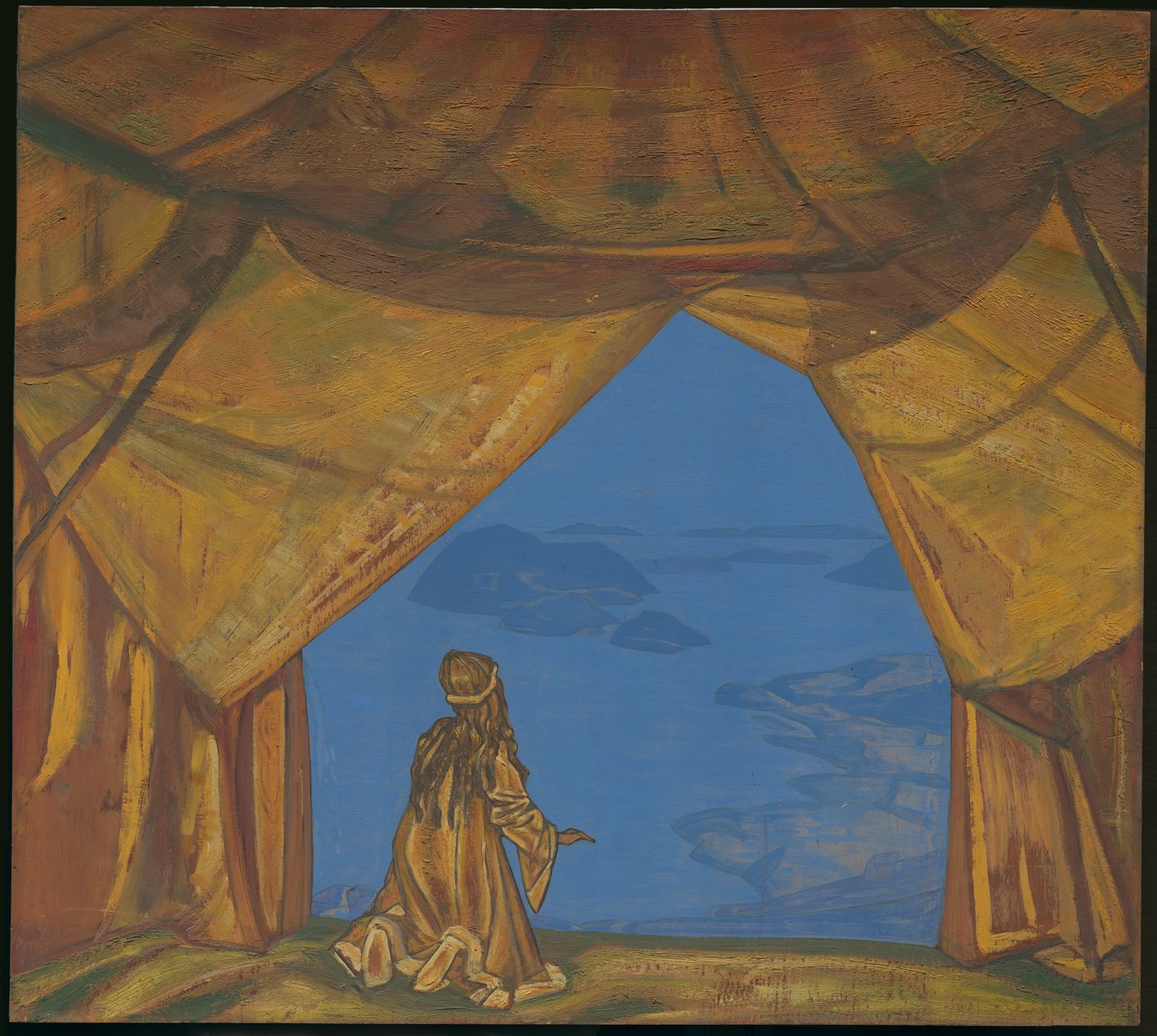 Senhor da Noite, 1918 de Nicholas Roerich