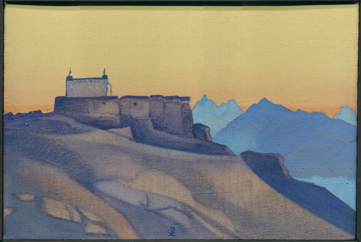 Mosteiro, Sissu, 1932 de Nicholas Roerich