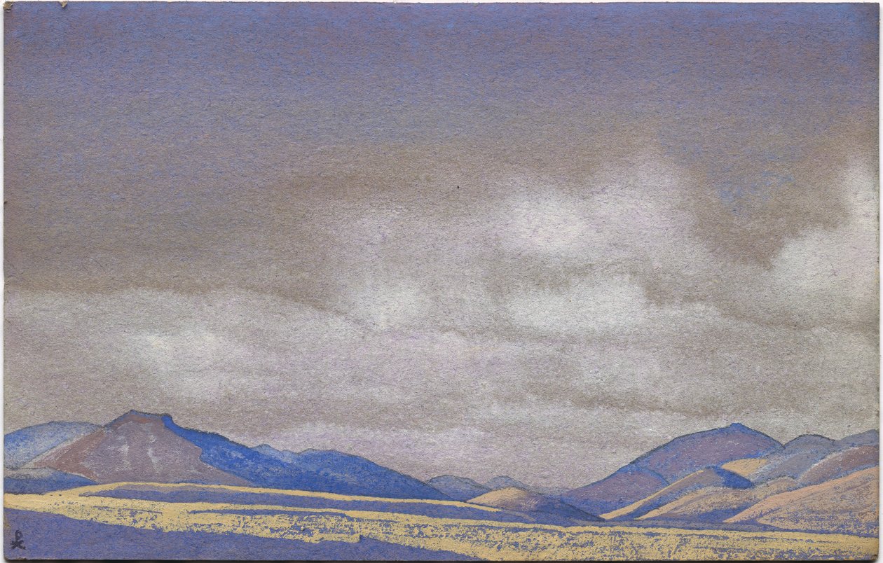 Mongólia, Colinas do Chahar, 1936 de Nicholas Roerich