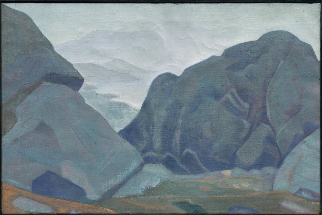 Monhegan, Maine, série "Ocean", 1922 de Nicholas Roerich