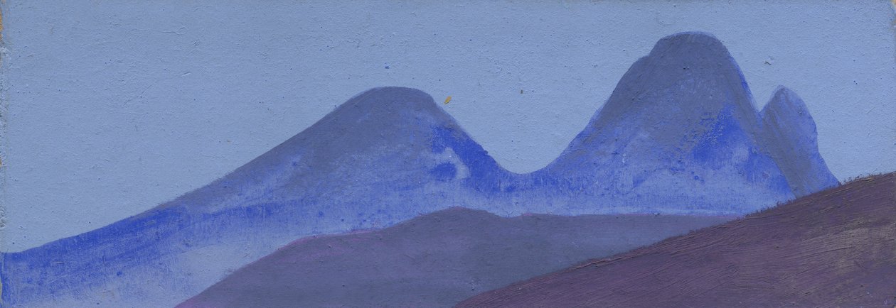 Estudo da montanha, c.1936-47 de Nicholas Roerich