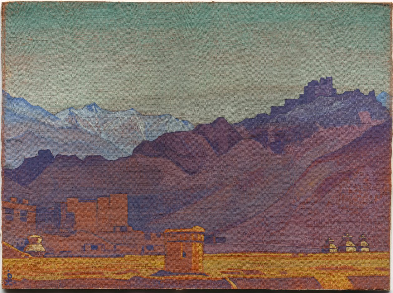 Caminho para o Tibete, 1925 de Nicholas Roerich