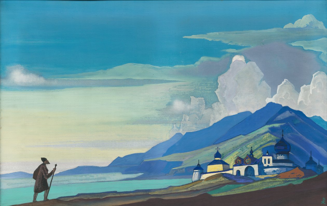Peregrino da cidade radiante, 1933 de Nicholas Roerich
