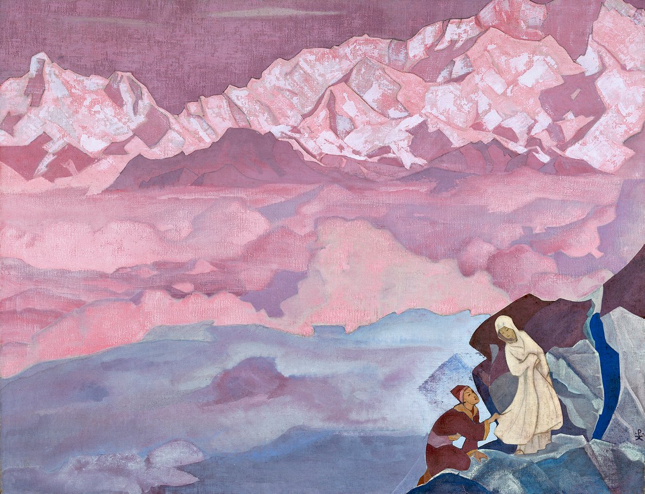 Ela Quem Lidera, 1924. de Nikolai Konstantinowitsch Roerich