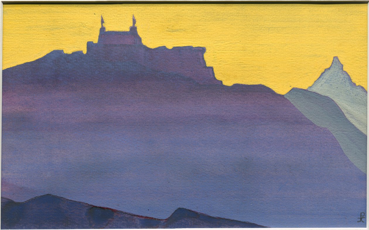 Sissu, esboço para uma pintura, 1932 de Nicholas Roerich