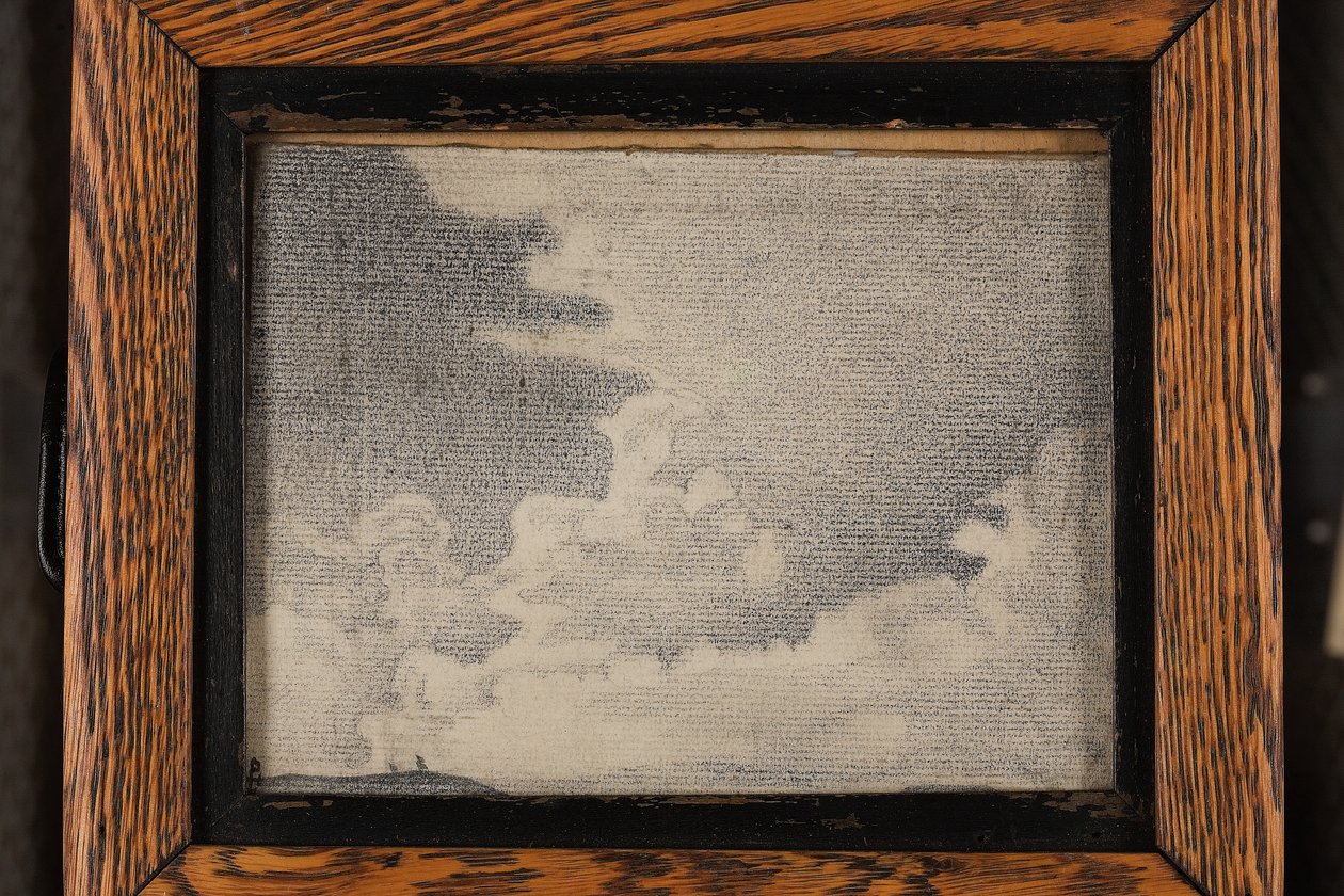Esboço da paisagem e das nuvens, c.1917-19 de Nicholas Roerich