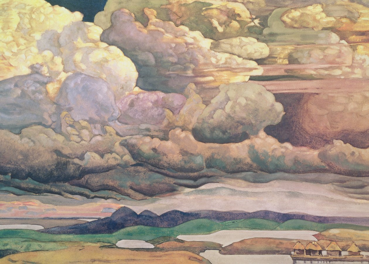 Skyscape, 1912 de Nicholas Roerich