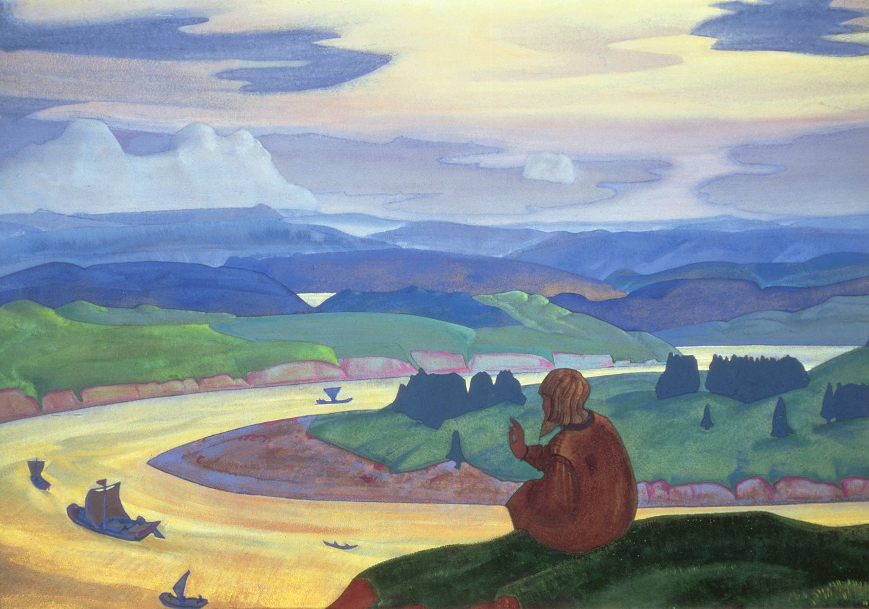 St. Prokopius, 1914 de Nicholas Roerich