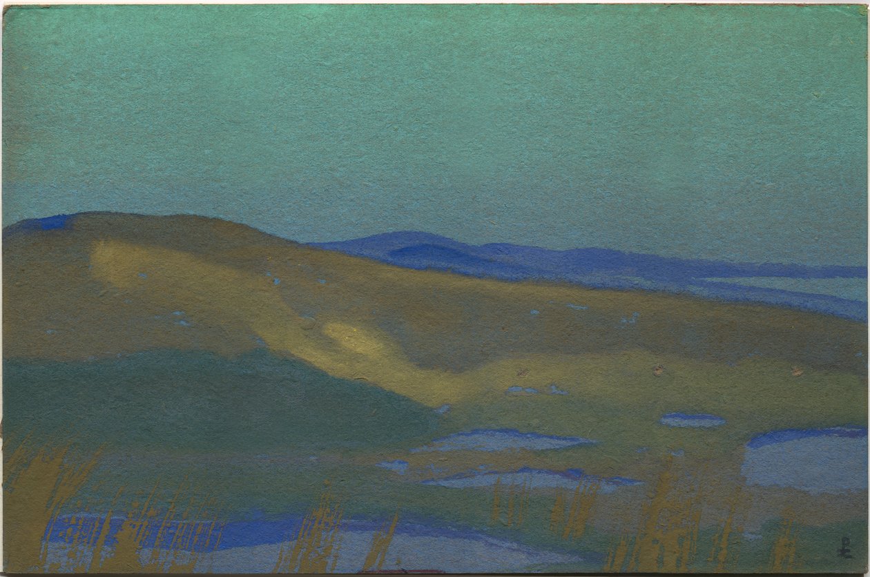 Pântanos de Tsaidam, 1936 de Nicholas Roerich
