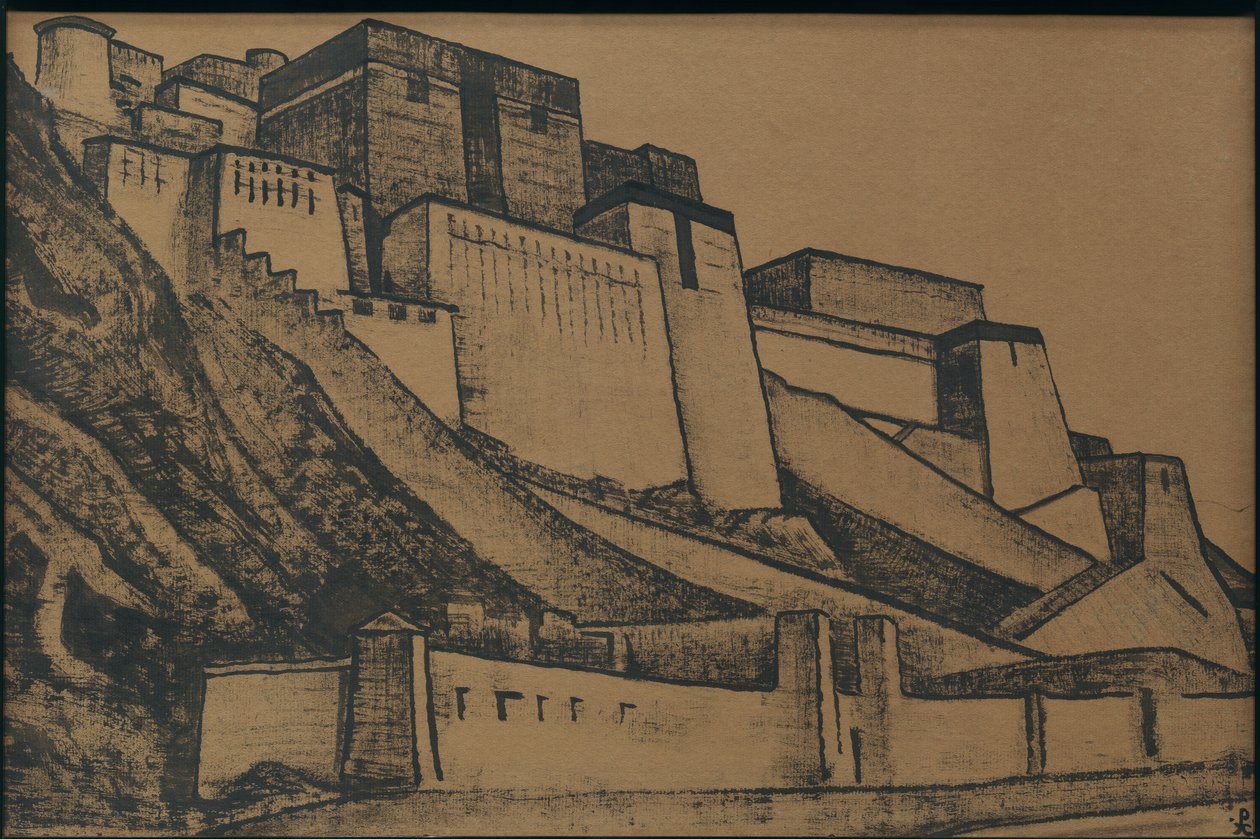 Os Santos, série "Caminho Tibetano", 1924 de Nicholas Roerich