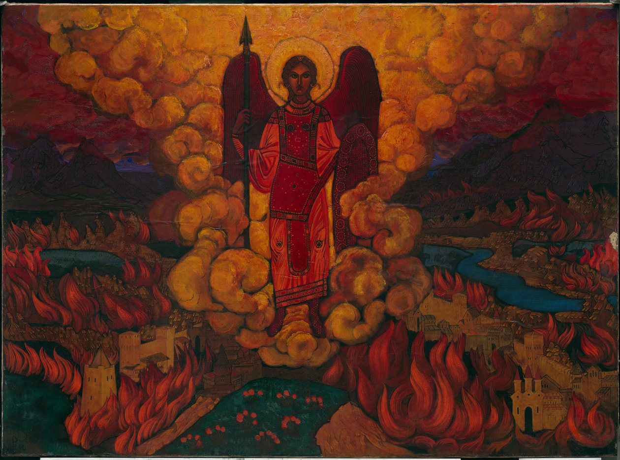 O Último Anjo, 1912 de Nicholas Roerich