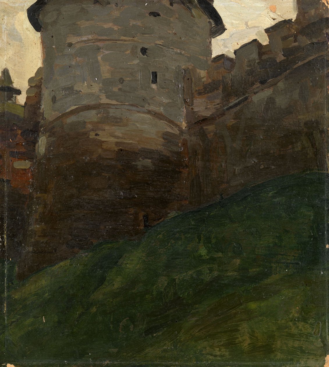 A torre do Kremlin de Novgorod, c. 1903 de Nikolai Konstantinowitsch Roerich