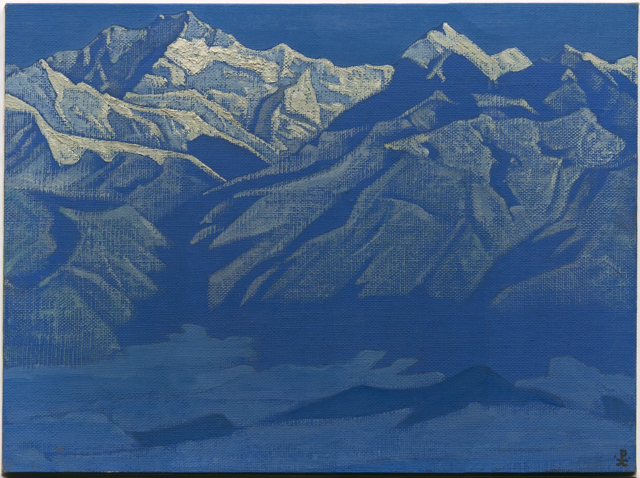 The Range, série "Himalaia", 1924 de Nicholas Roerich