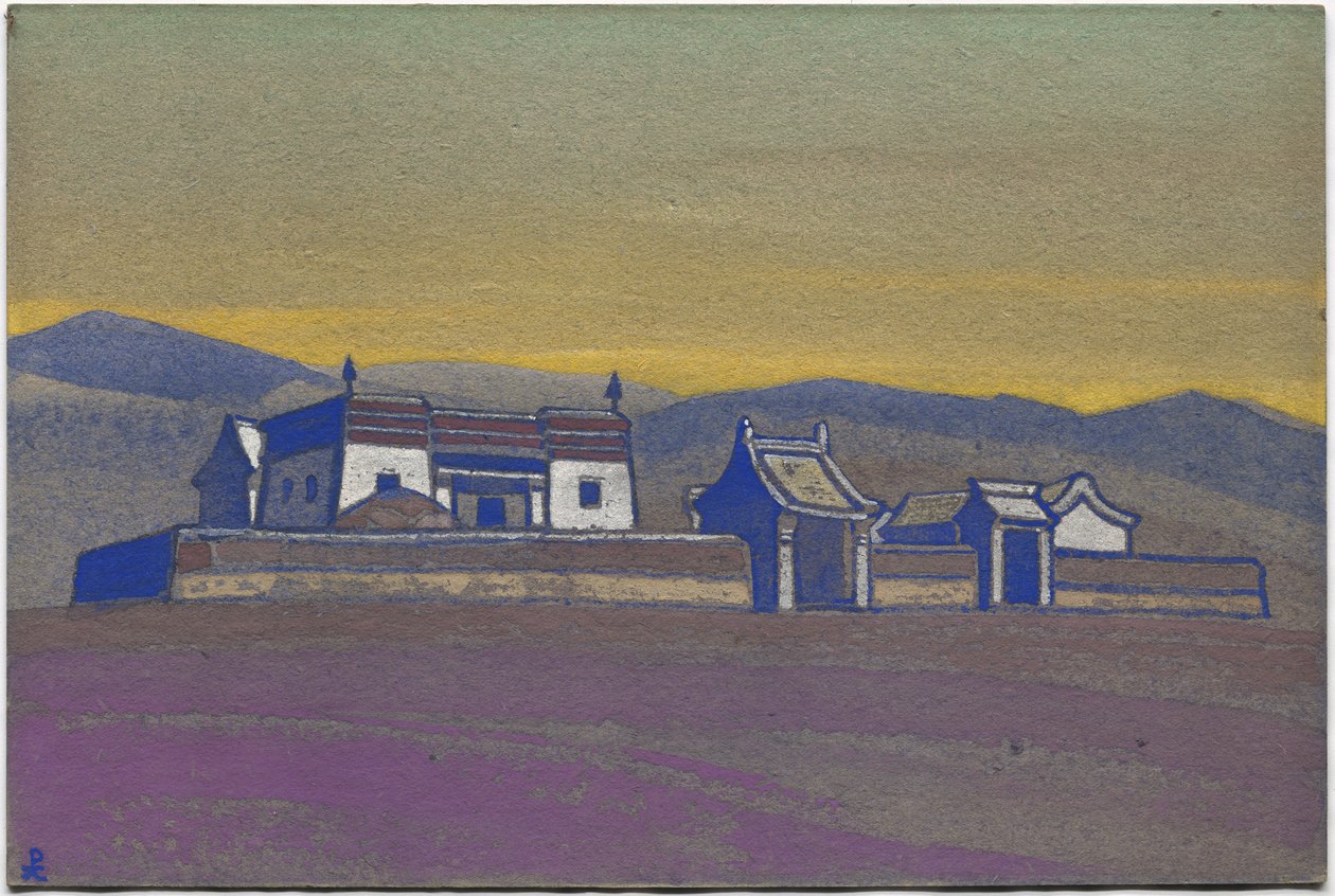 Tsagan-Kure, Mongólia Interior, 1936 de Nicholas Roerich