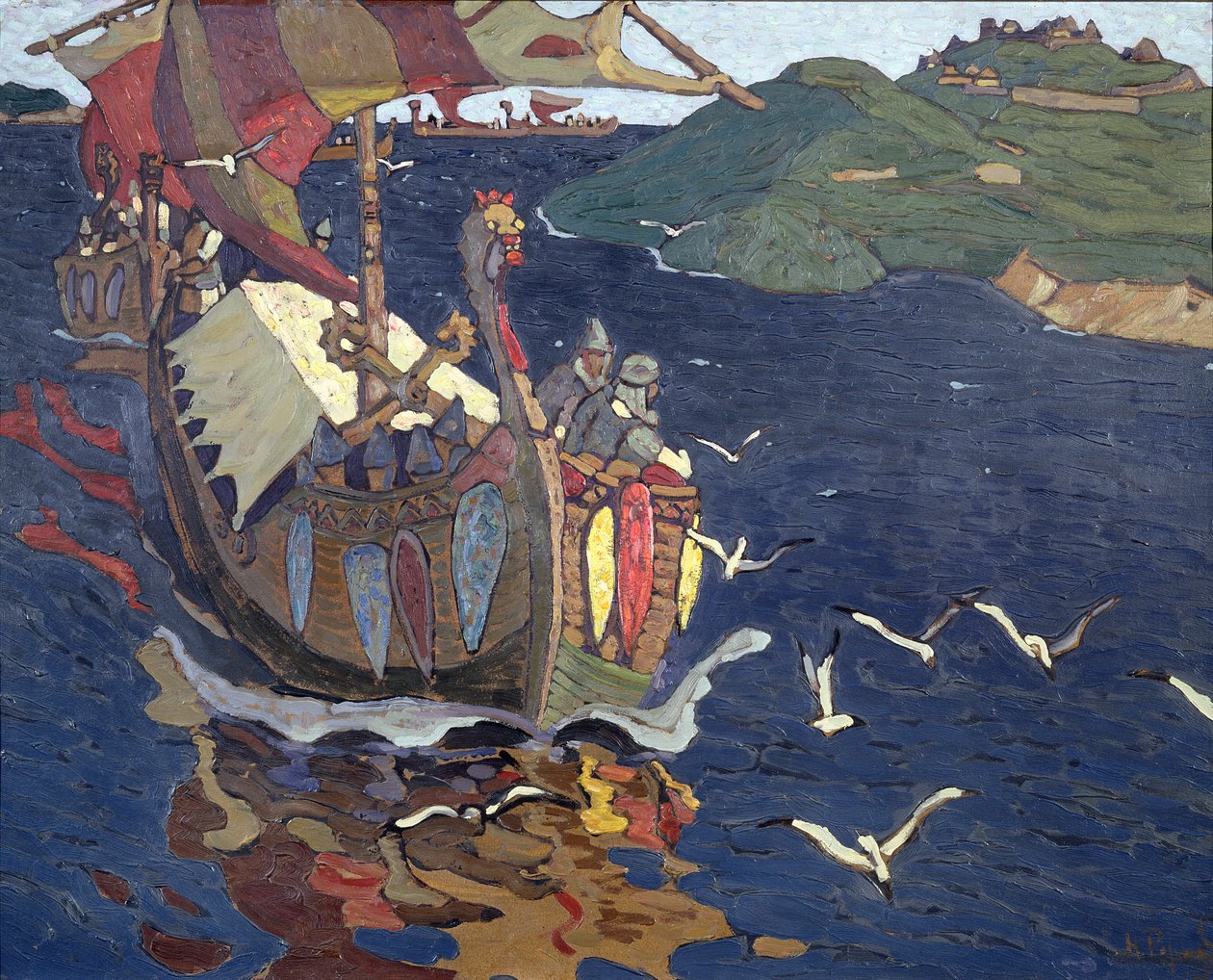 Visitantes do exterior, 1901 de Nicholas Roerich