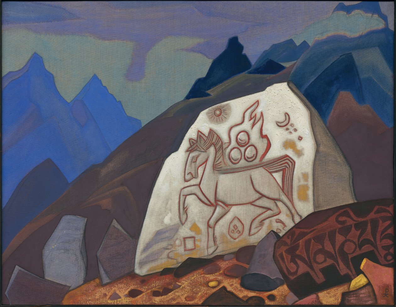 Pedra Branca, 1933 de Nicholas Roerich