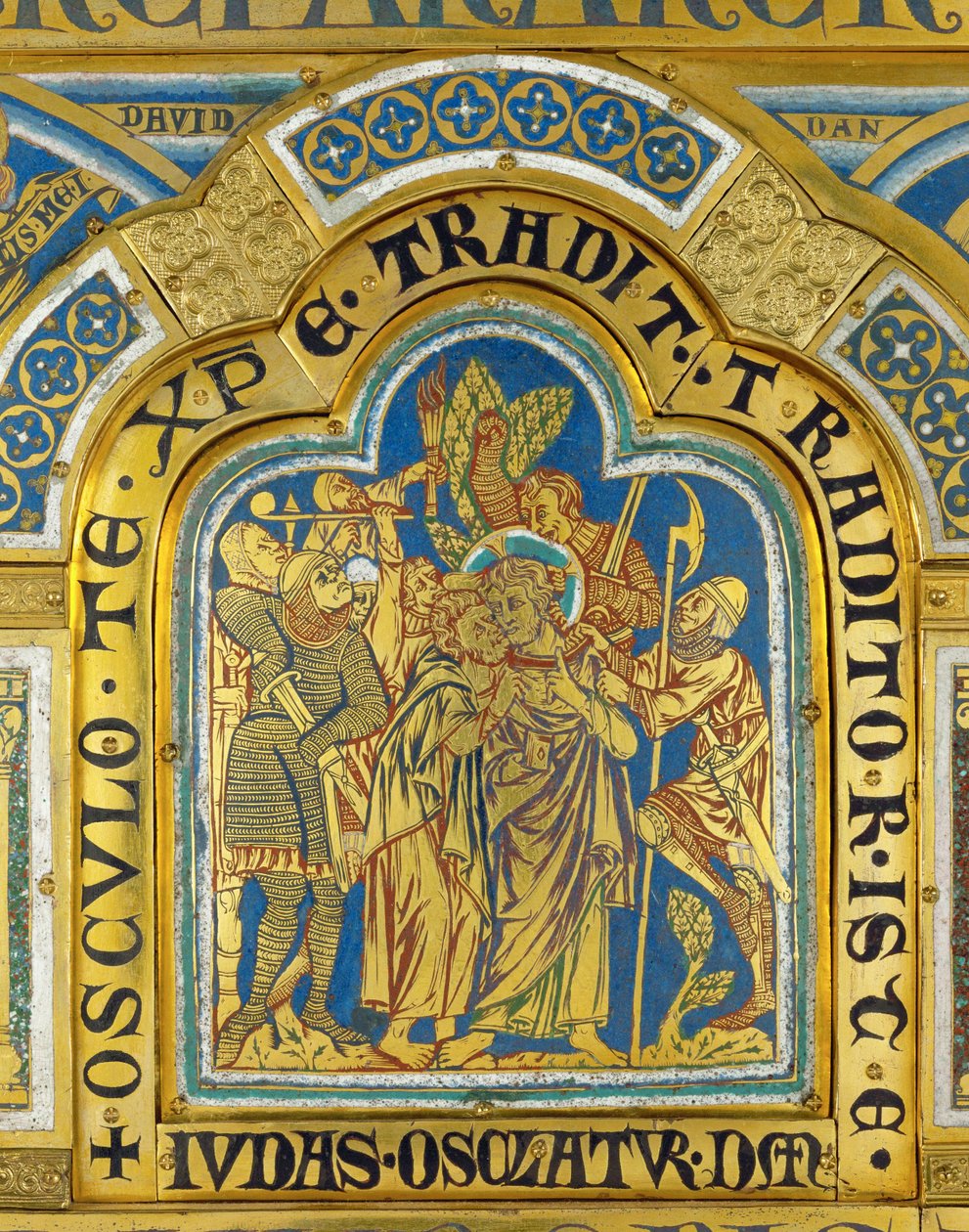 O beijo de Judas, do altar de Verdun ... de Nicholas of Verdun