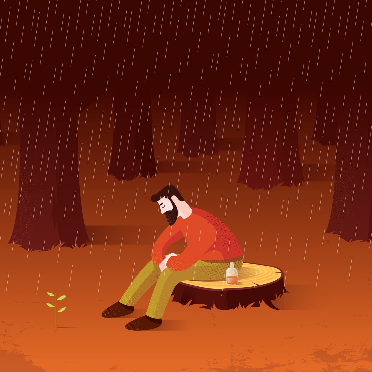 A vida continua, 2015 (digital) de Nick Diggory