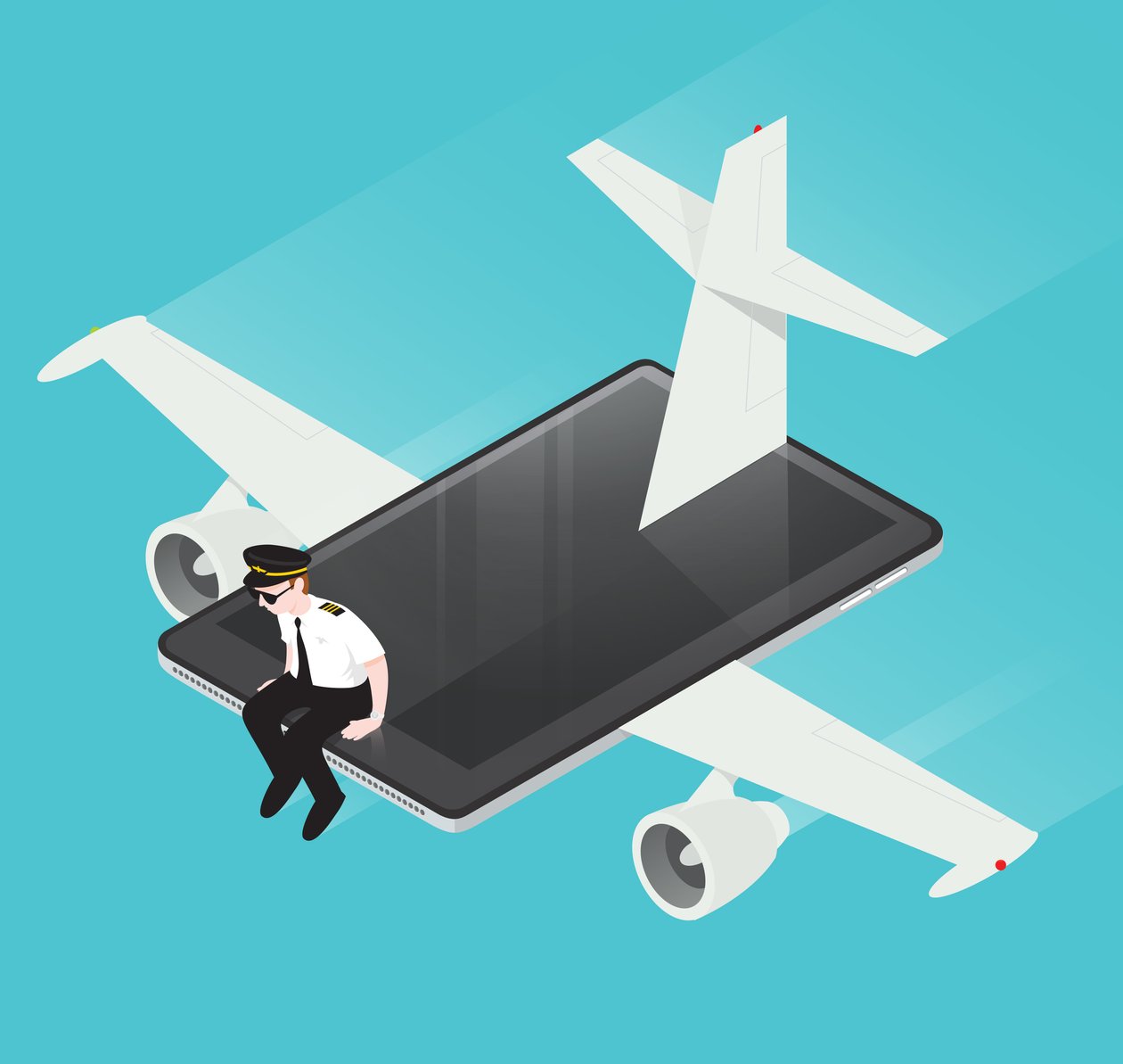 iPlane, 2016 (digital) de Nick Diggory