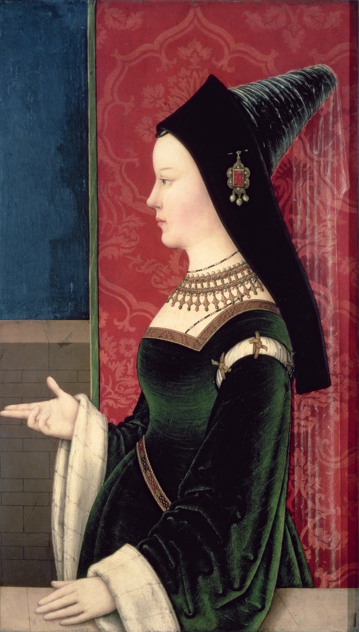 Maria da Borgonha (1458-1482) (painel) de Niclas Reiser
