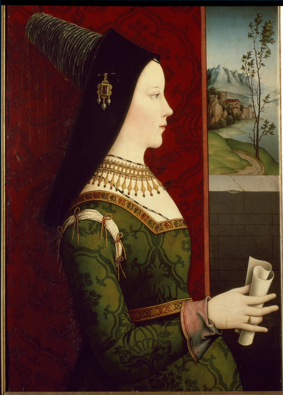 Retrato de Maria Duquesa de Borgonha de Niclas Reiser