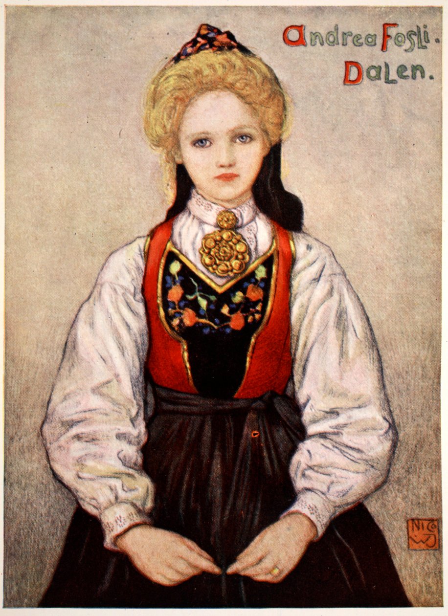 Garota do campo de Dalen, 1905 de Nico Jungman
