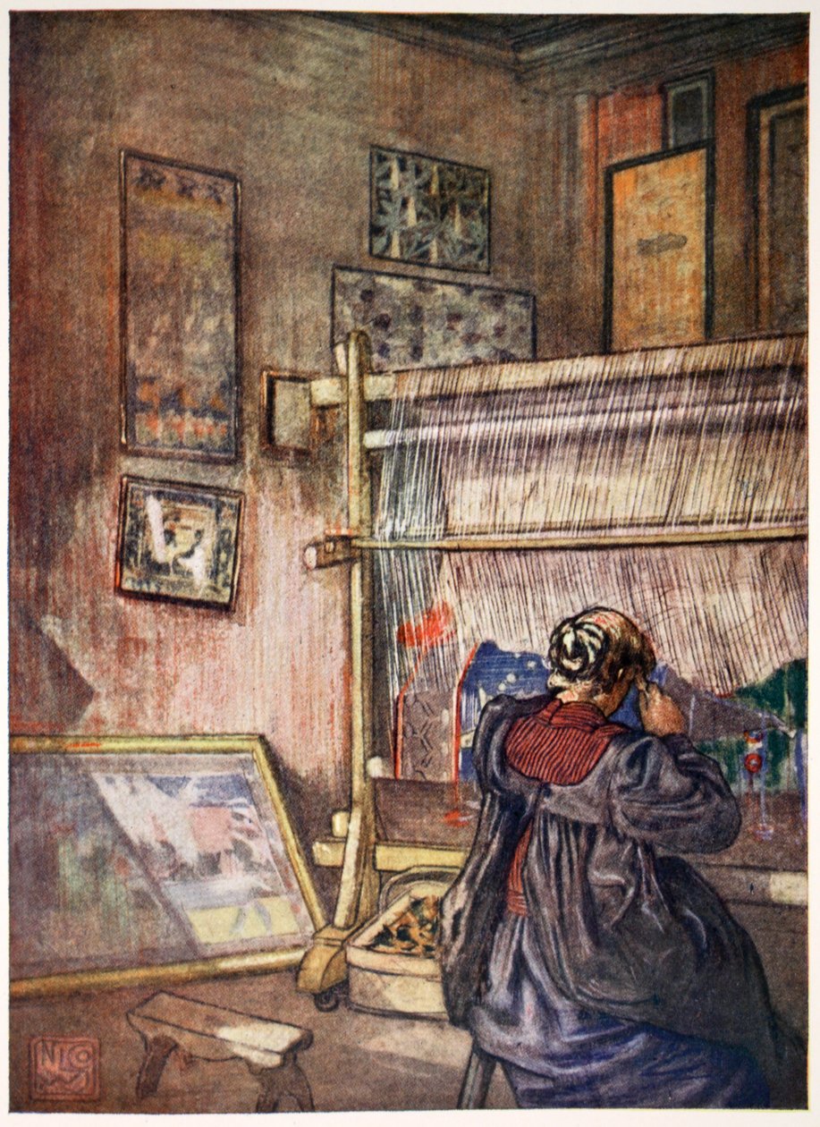 Fazendo Tapeçaria Nativa, 1905 de Nico Jungman