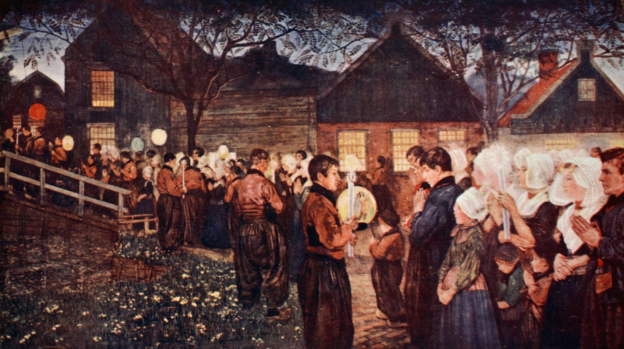 Procissão Religiosa II, 1904 de Nico Jungman