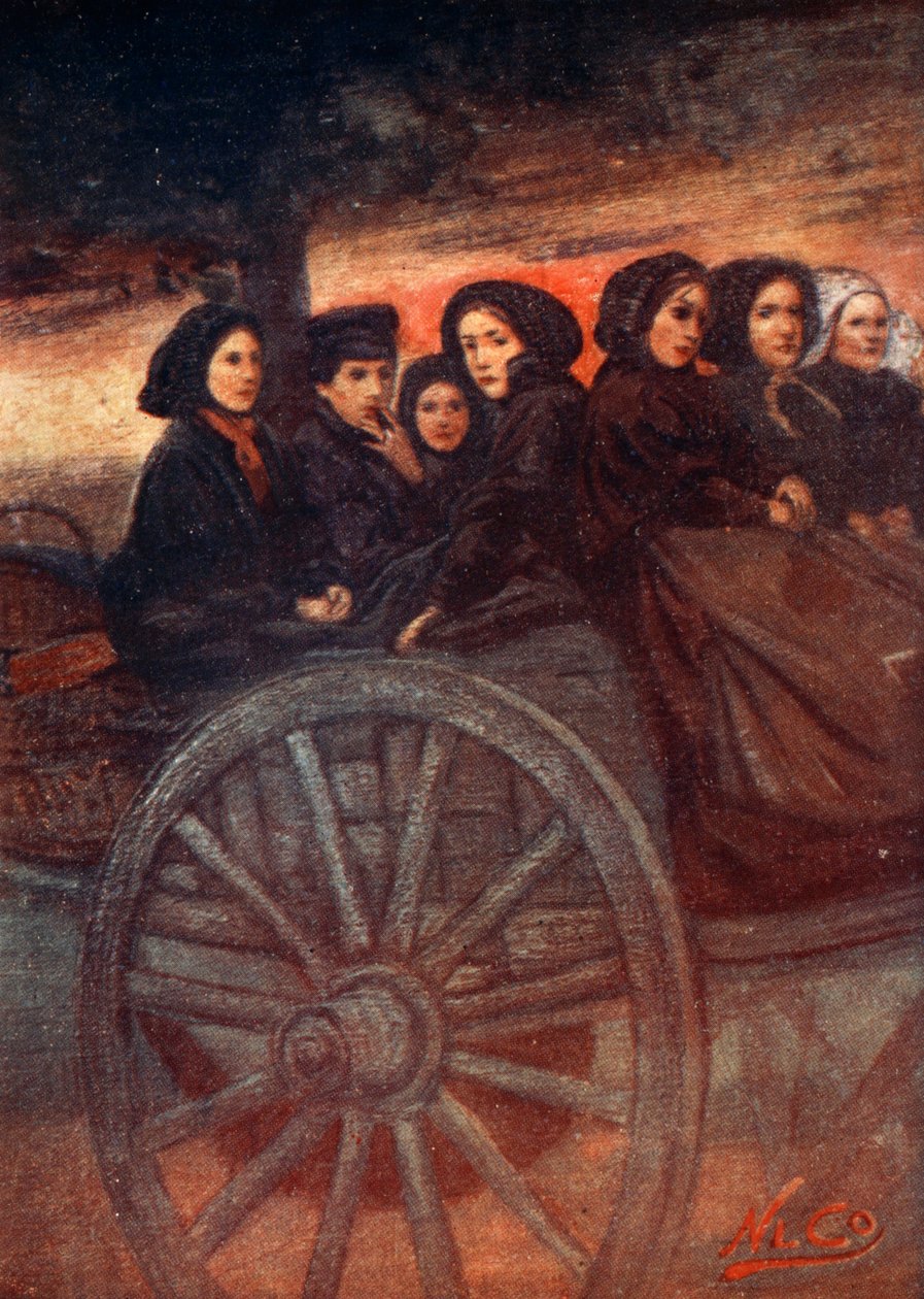 Retornando do mercado, 1904 de Nico Jungman