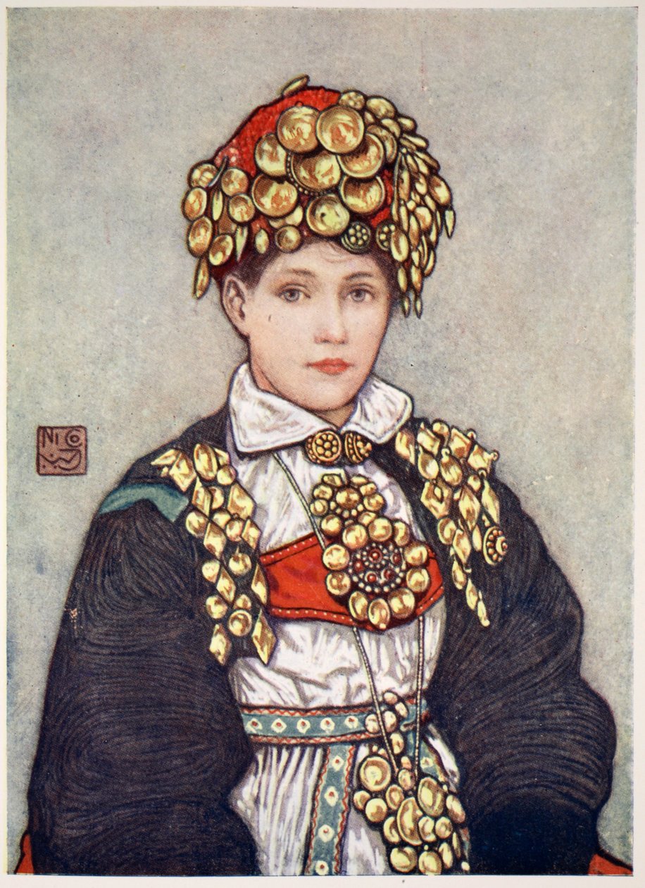 Noiva Saetersdalen, 1905 de Nico Jungman