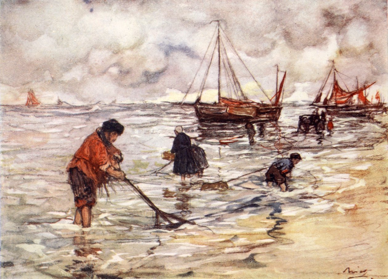 Pesca de Camarão, 1904 de Nico Jungman