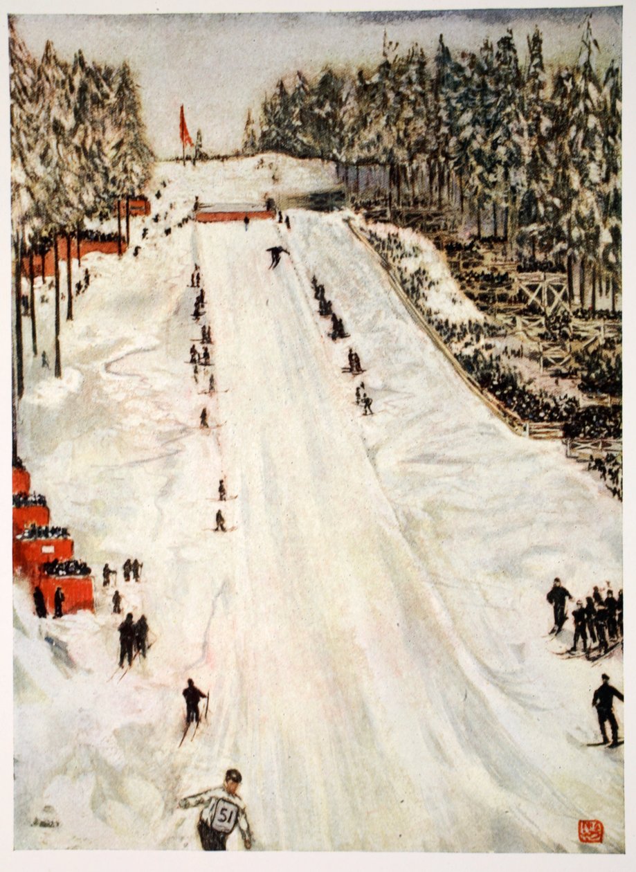 Esportes de Esqui, 1905 de Nico Jungman