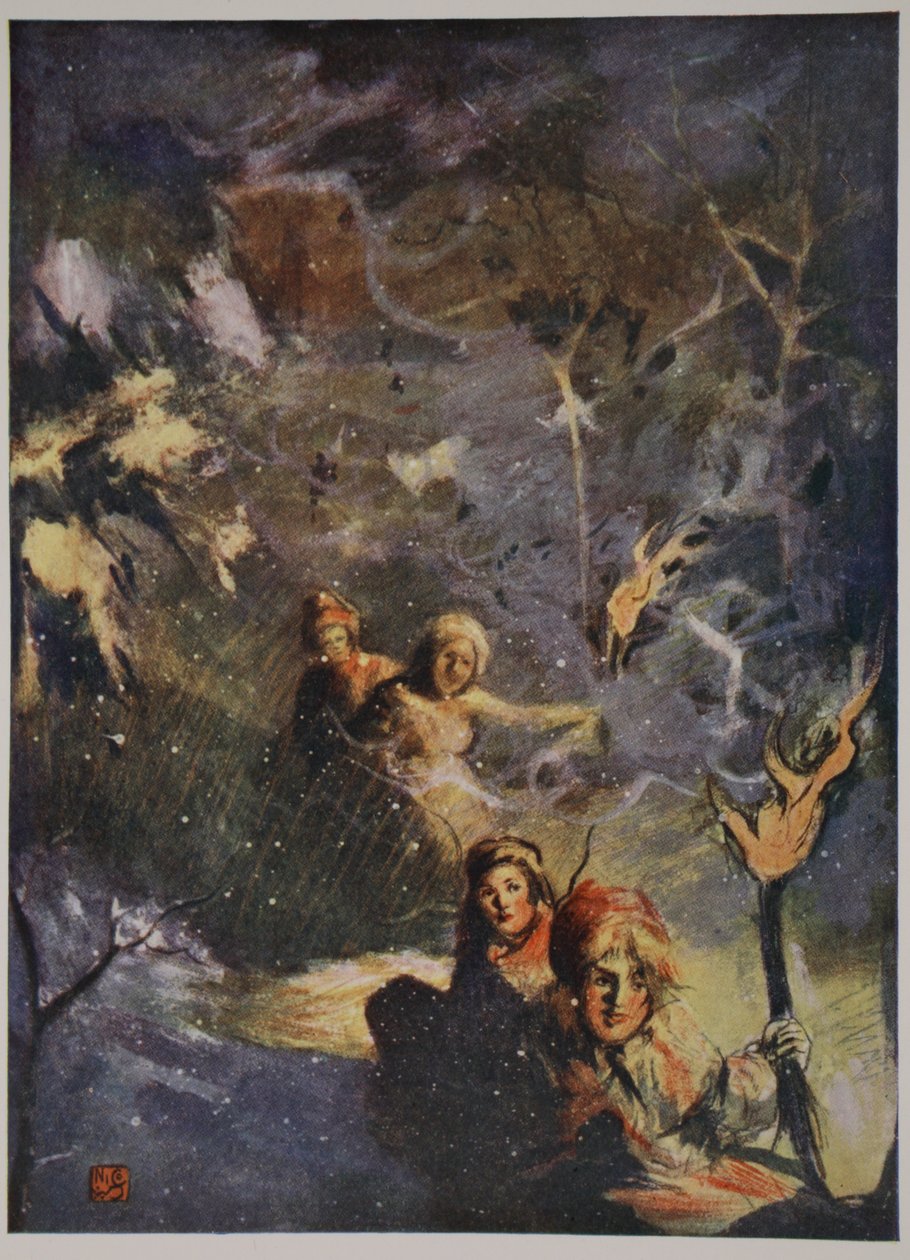 Trenó à luz de tochas, 1905 de Nico Jungman