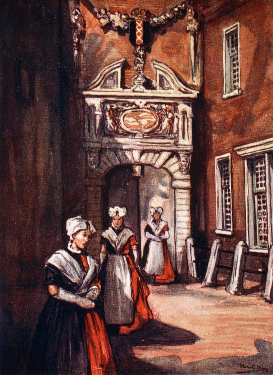 O Orfanato Burgher, Amsterdã, 1904 de Nico Jungman