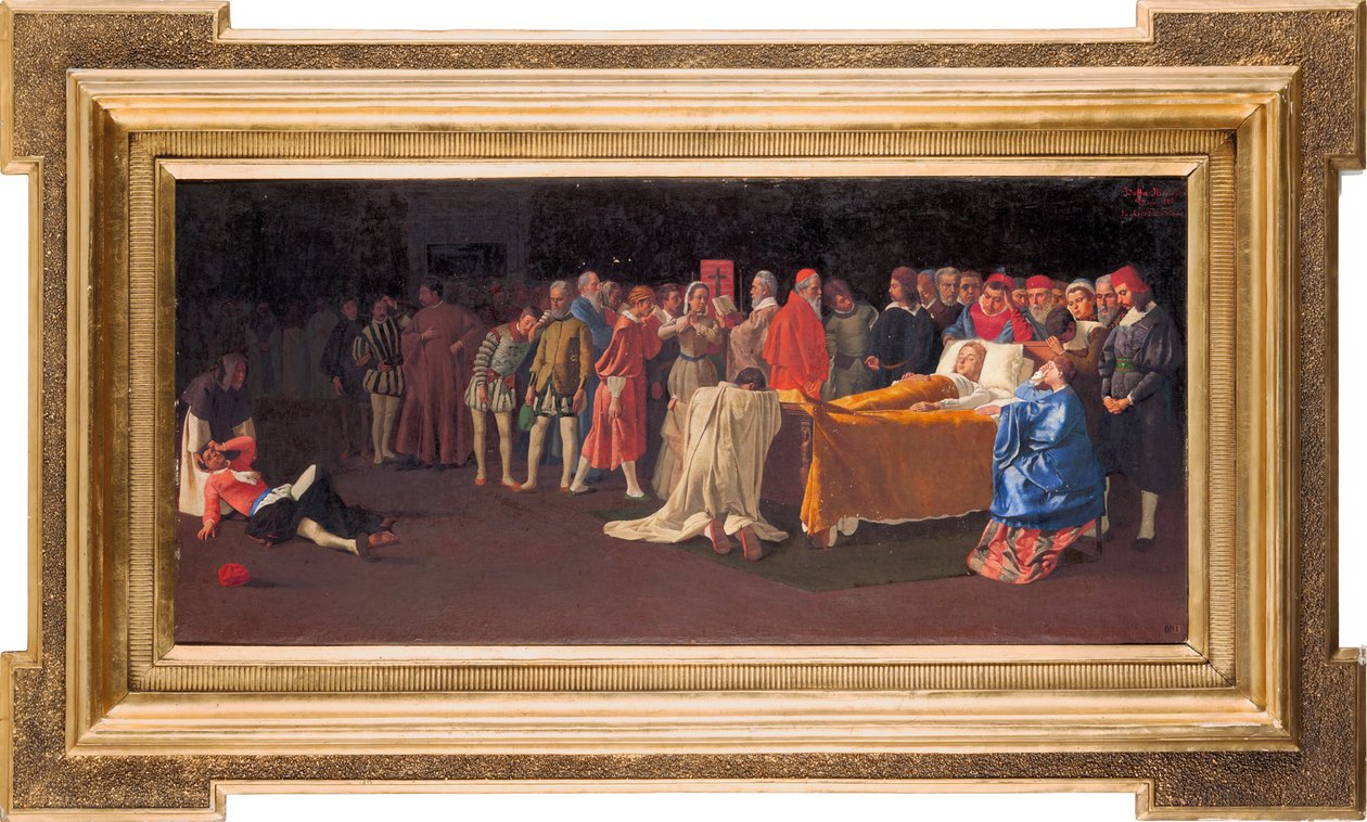 A Morte de Rafael, 1885. de Nicola Boffa