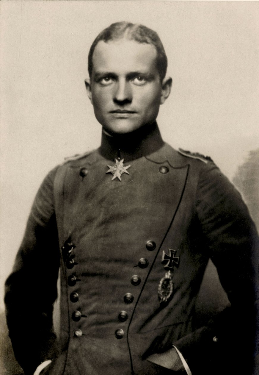 Retrato de Manfred von Richthofen de Nicola Perscheid