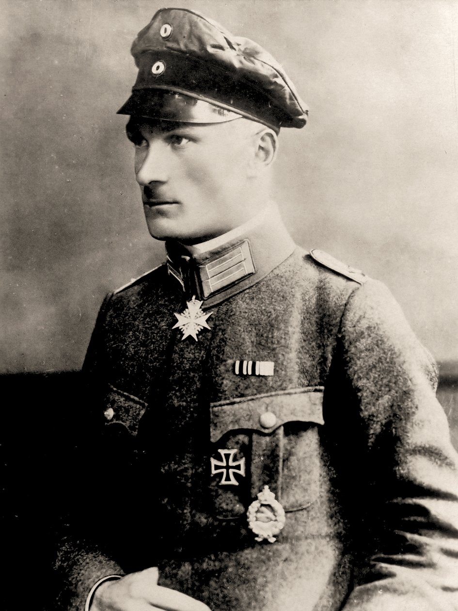 Retrato de Manfred von Richthofen, c.1915 (foto) de Nicola Perscheid