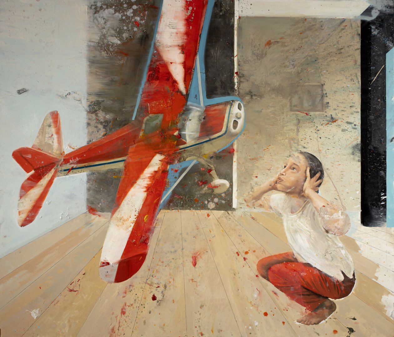 Sopro de ar III, 2022 (óleo sobre tela) de Nicola Pucci