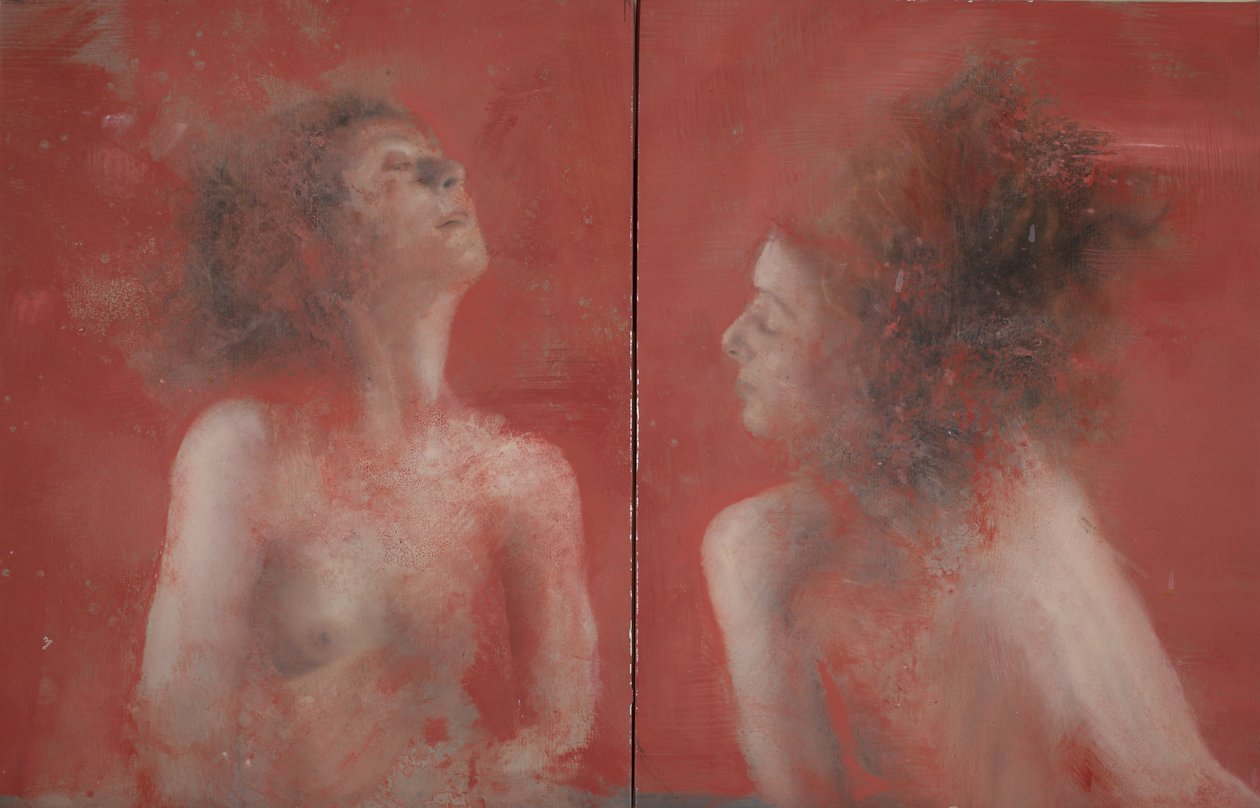Diálogo, 2015 (óleo sobre tela) de Nicola Pucci