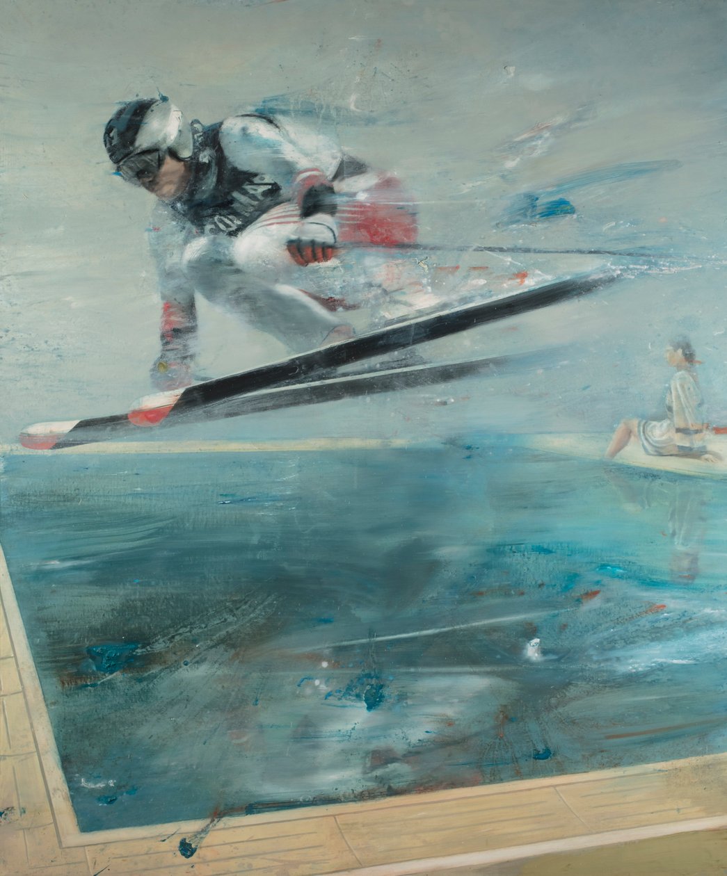 Fora da pista, 2017 (óleo sobre tela) de Nicola Pucci