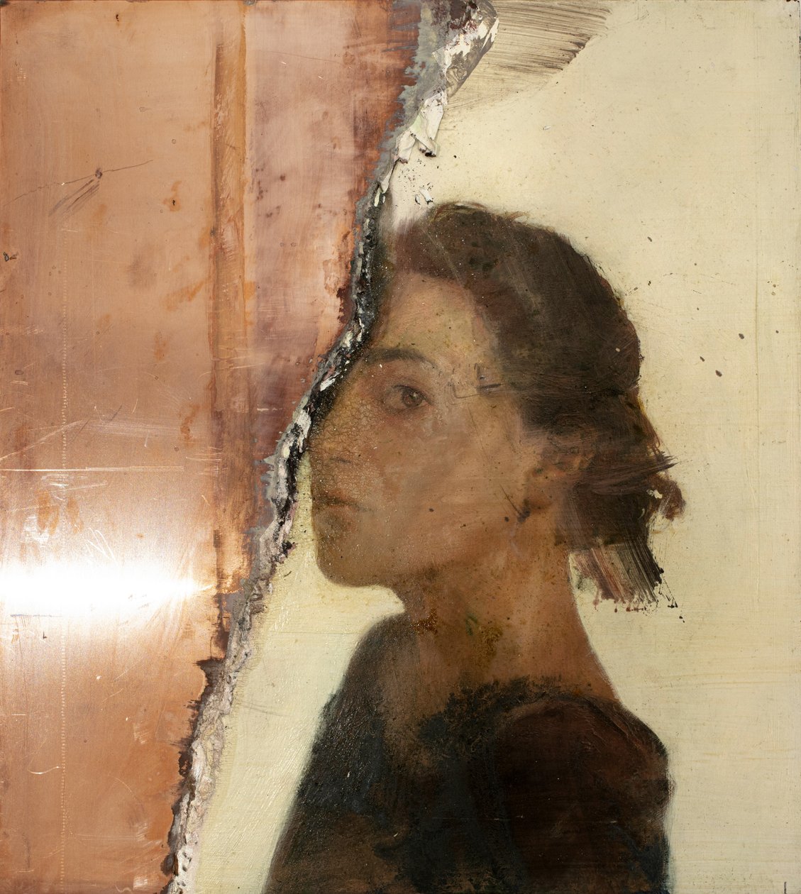 Sofia, 2023 (óleo sobre cobre) de Nicola Pucci