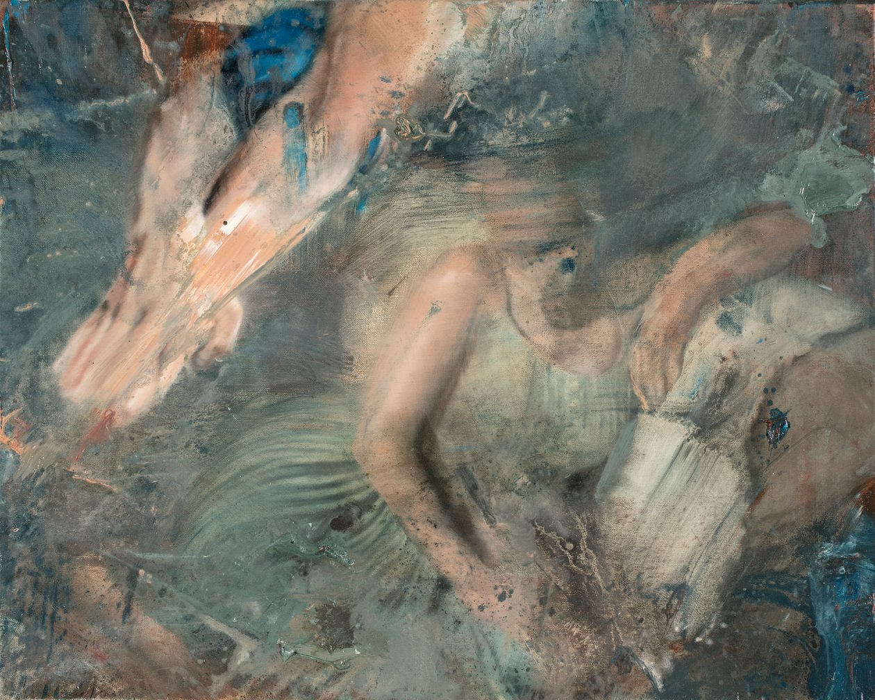 Mulher deitada no sofá, 2015 (óleo sobre tela) de Nicola Pucci