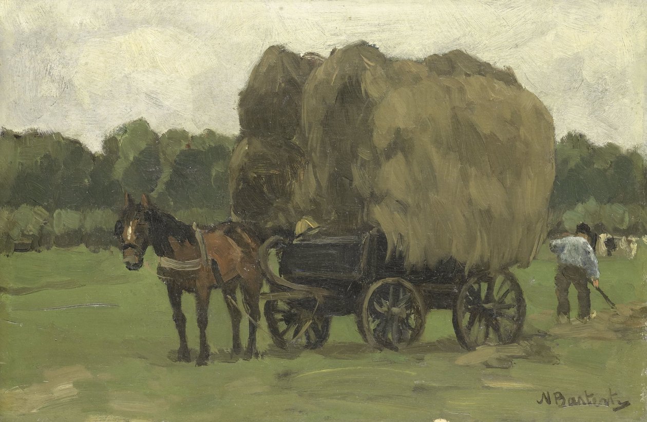 carroça de feno de Nicolaas Bastert