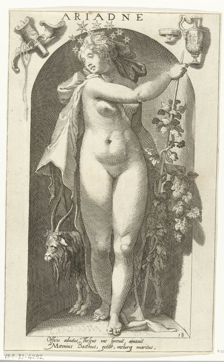 Ariadne (título no objeto) Deuses Antigos (título da série) de Nicolaas Braeu